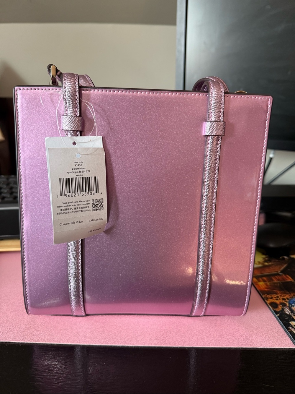 kate spade Metallic Pink Gradient Tote